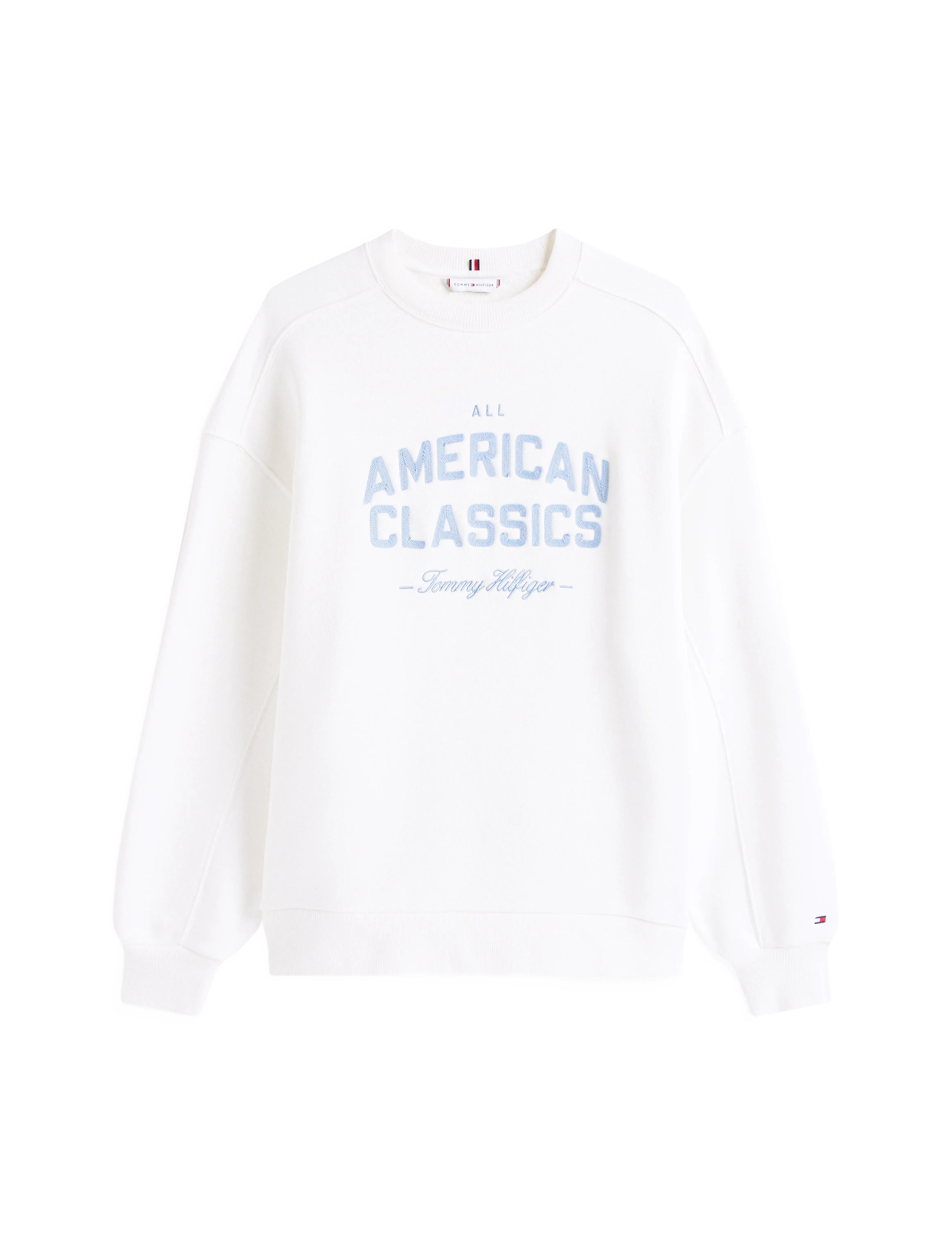 TOMMY HILFIGER Varsity Mdrn Terry Swtshrt Weiß - M - Damen