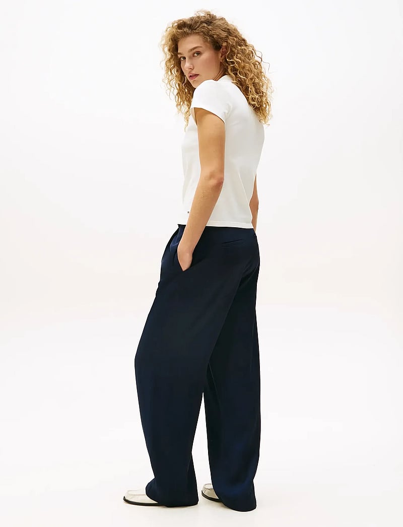 Tommy Hilfiger - GOLD BUTTON SLIM SS POLO - pikéer - ivory silk - 3