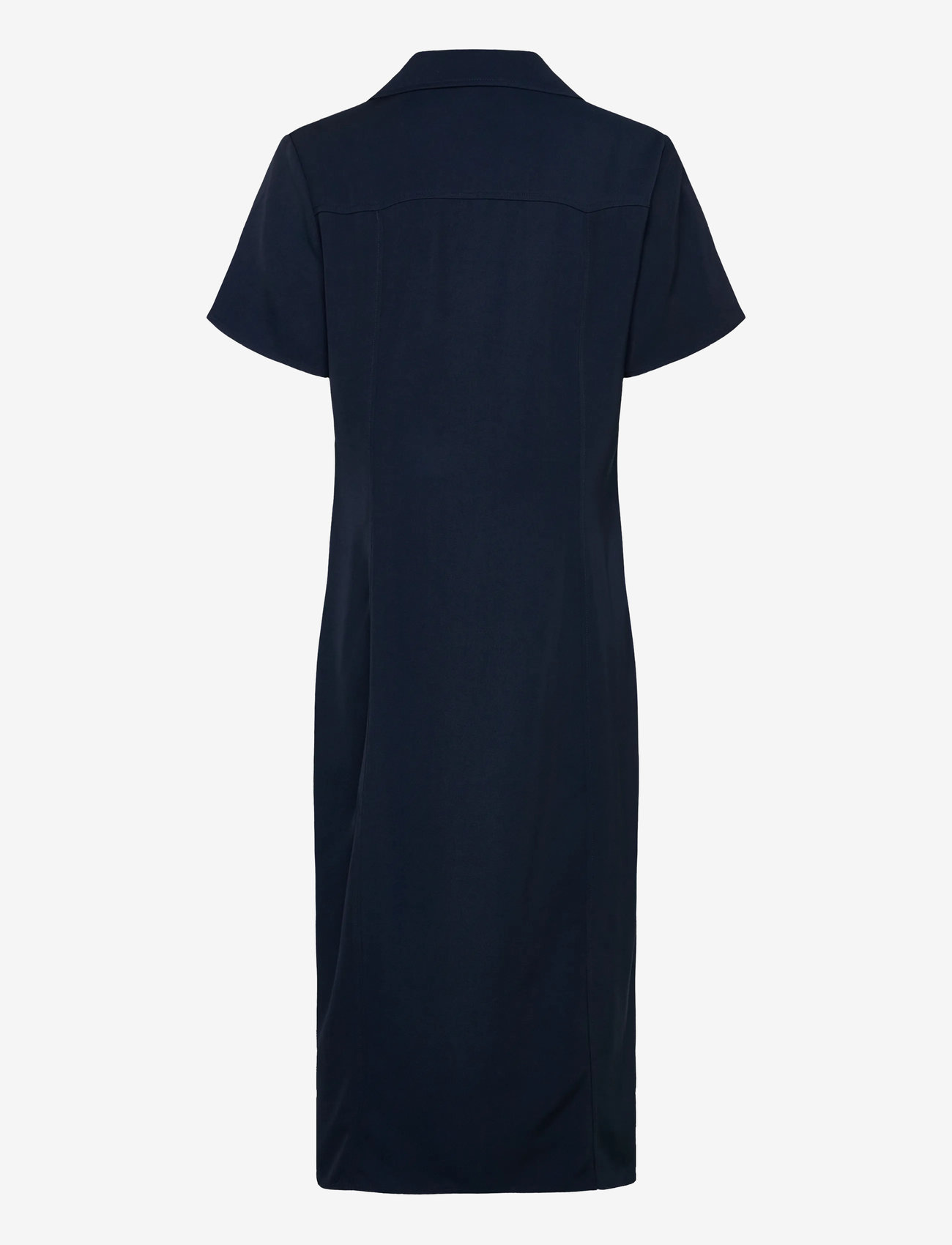 Tommy Hilfiger - VIS TWILL S/S SHIRT DRESS - skjortklänningar - dark night navy - 2