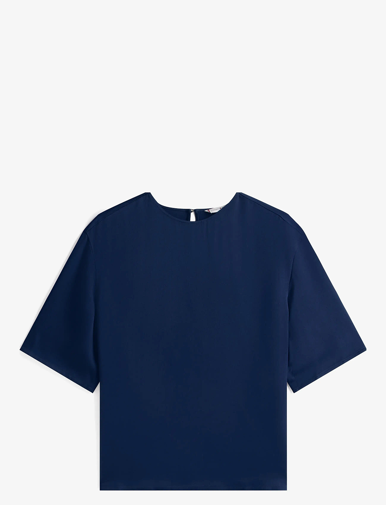 Tommy Hilfiger - SATEEN C-NECK RELAXED T-SHIRT - dark night navy - 1