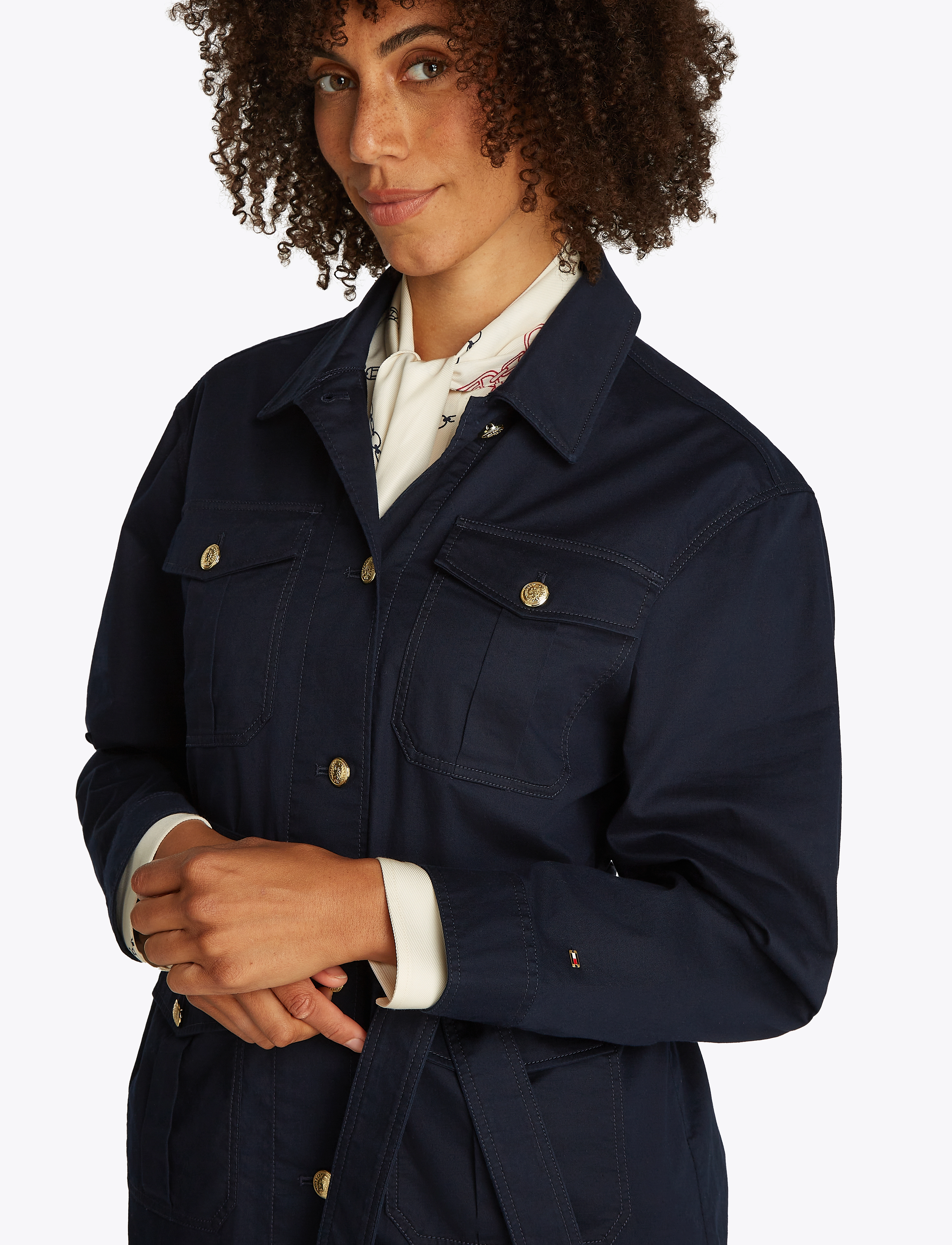 Tommy Hilfiger - GOLD BUTTON UTILITY JACKET - dark night navy - 2