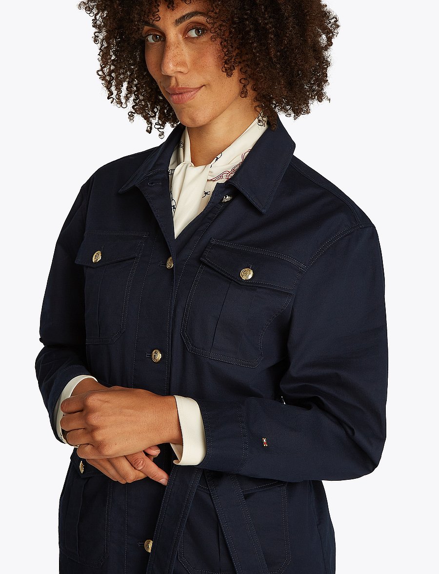 Tommy Hilfiger - GOLD BUTTON UTILITY JACKET - dark night navy - 2