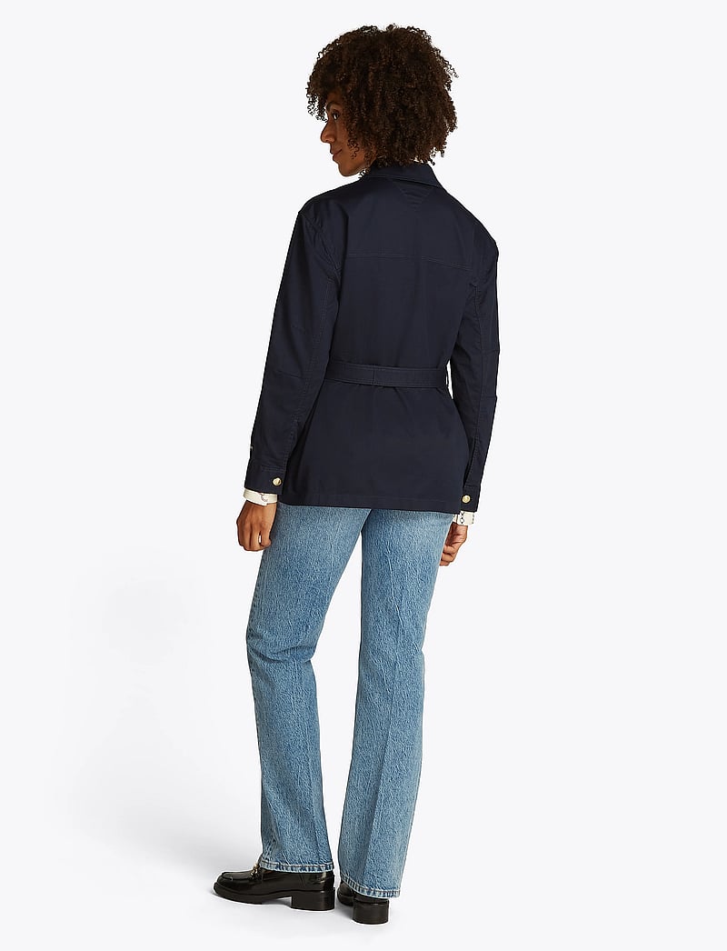 Tommy Hilfiger - GOLD BUTTON UTILITY JACKET - fall jackets - dark night navy - 4