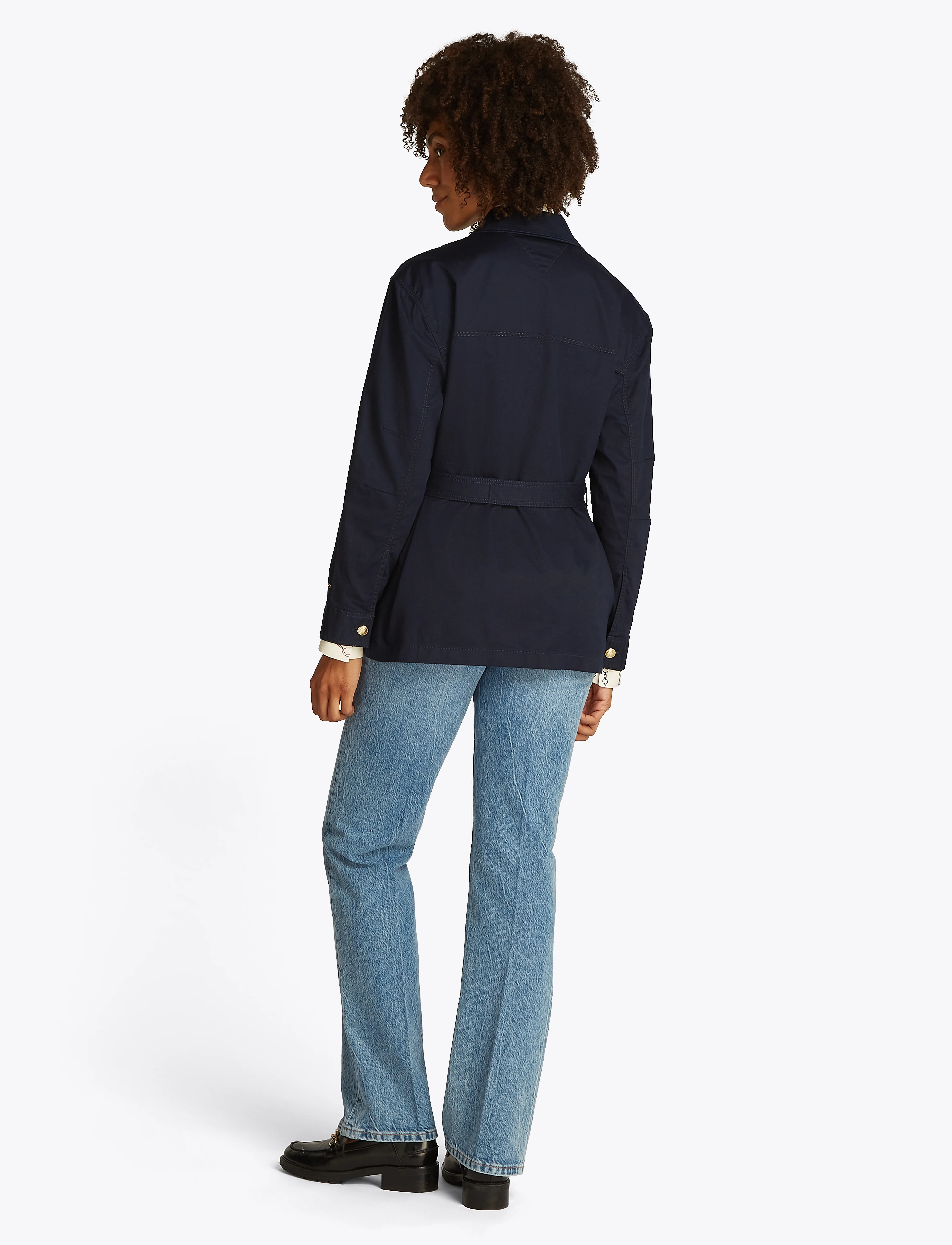 Tommy Hilfiger - GOLD BUTTON UTILITY JACKET - dark night navy - 4