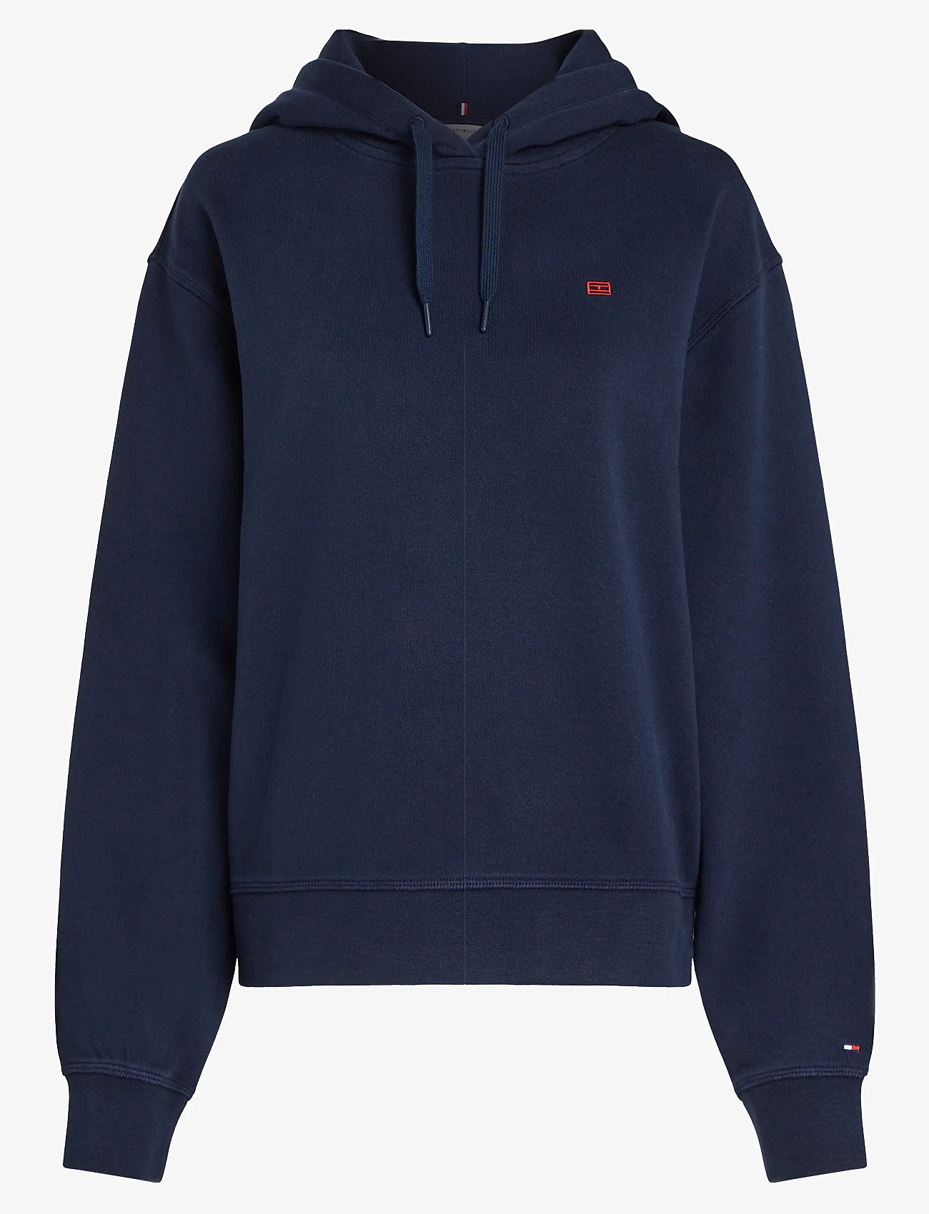 Tommy Hilfiger - REG CONTRAST FLAG HOODIE - kapuutsiga dressipluusid - dark night navy - 1