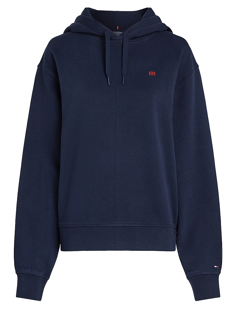Tommy Hilfiger - REG CONTRAST FLAG HOODIE - kapuutsiga dressipluusid - dark night navy - 1