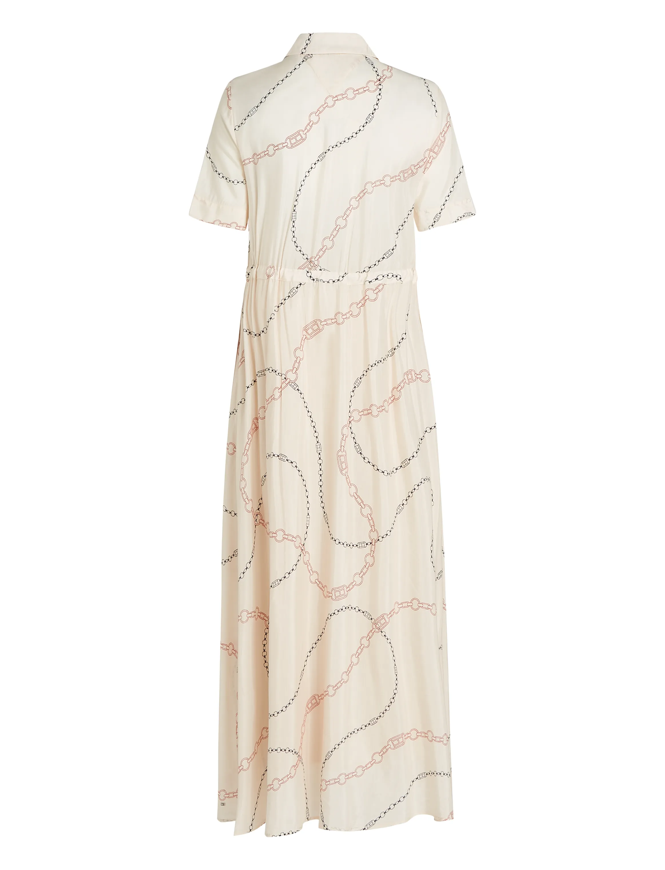 Tommy Hilfiger - VOILE S/S LONG SHIRT DRESS - flag chain wave/ rwb calico - 5