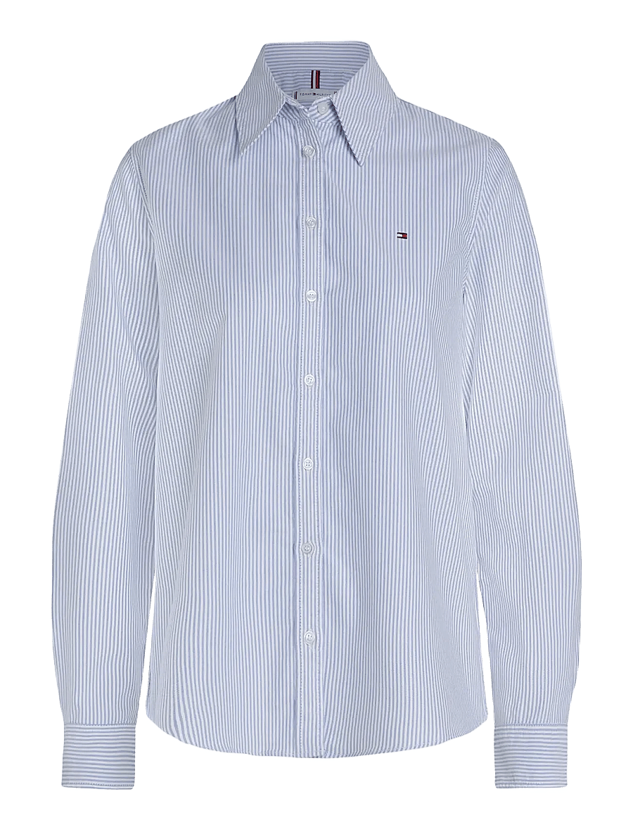 Tommy Hilfiger - OXFORD RELAXED LS SHIRT - langærmede skjorter - classic ithaca stp mid blue - 1