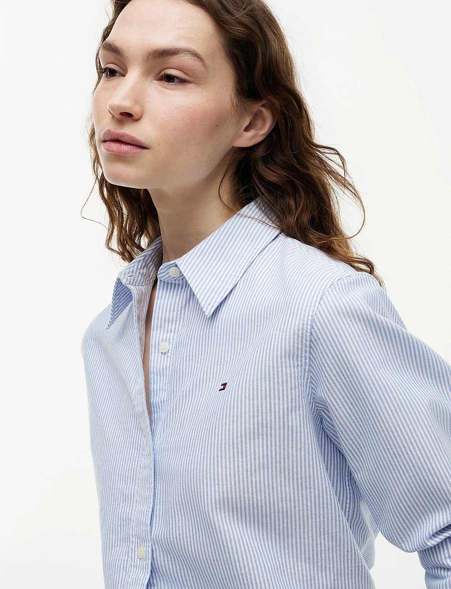 Tommy Hilfiger - OXFORD RELAXED LS SHIRT - langærmede skjorter - classic ithaca stp mid blue - 5