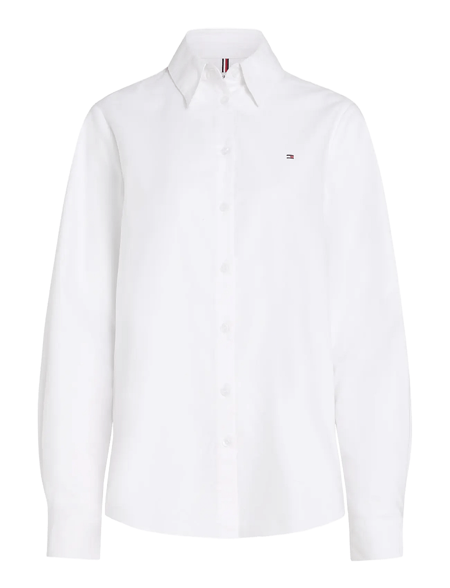 Tommy Hilfiger - OXFORD RELAXED LS SHIRT - langærmede skjorter - optic white - 1