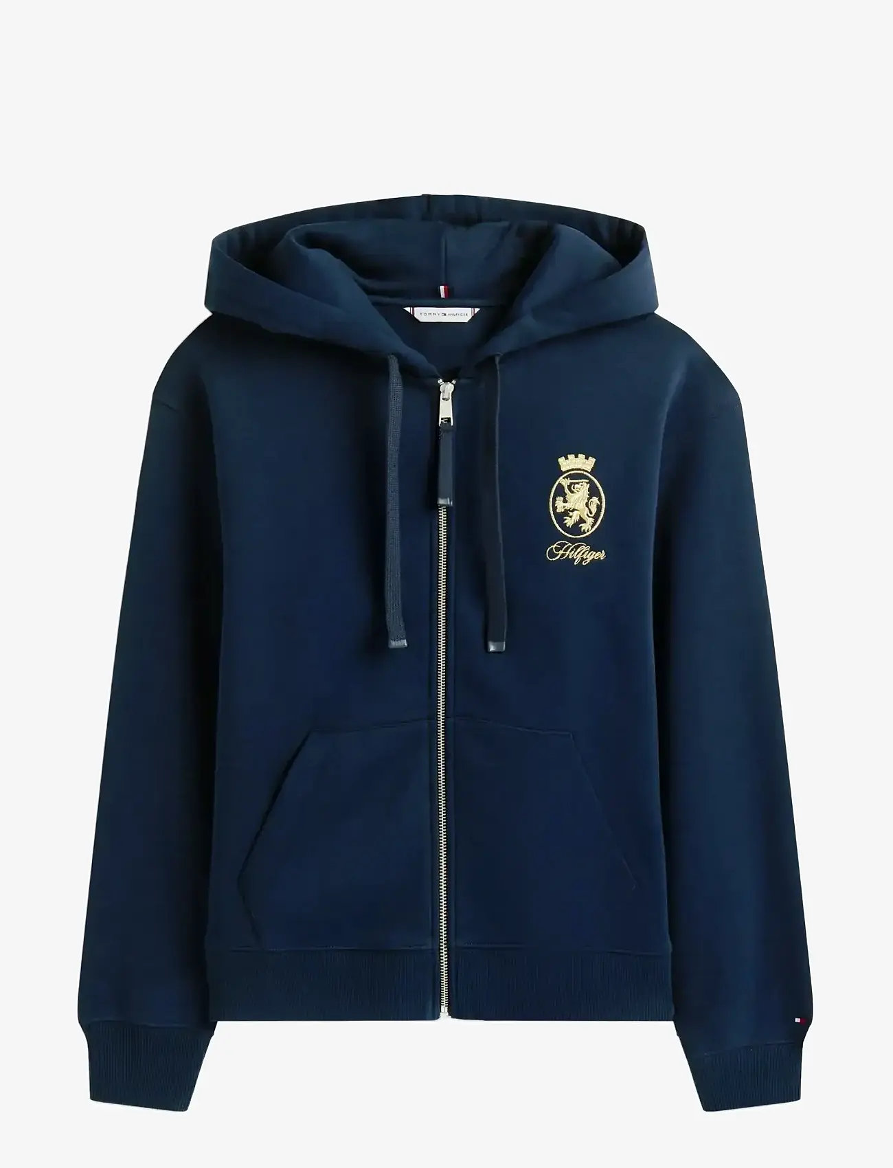 Tommy Hilfiger - GOLD CREST TERRY ZIP THROUGH - dark night navy - 1