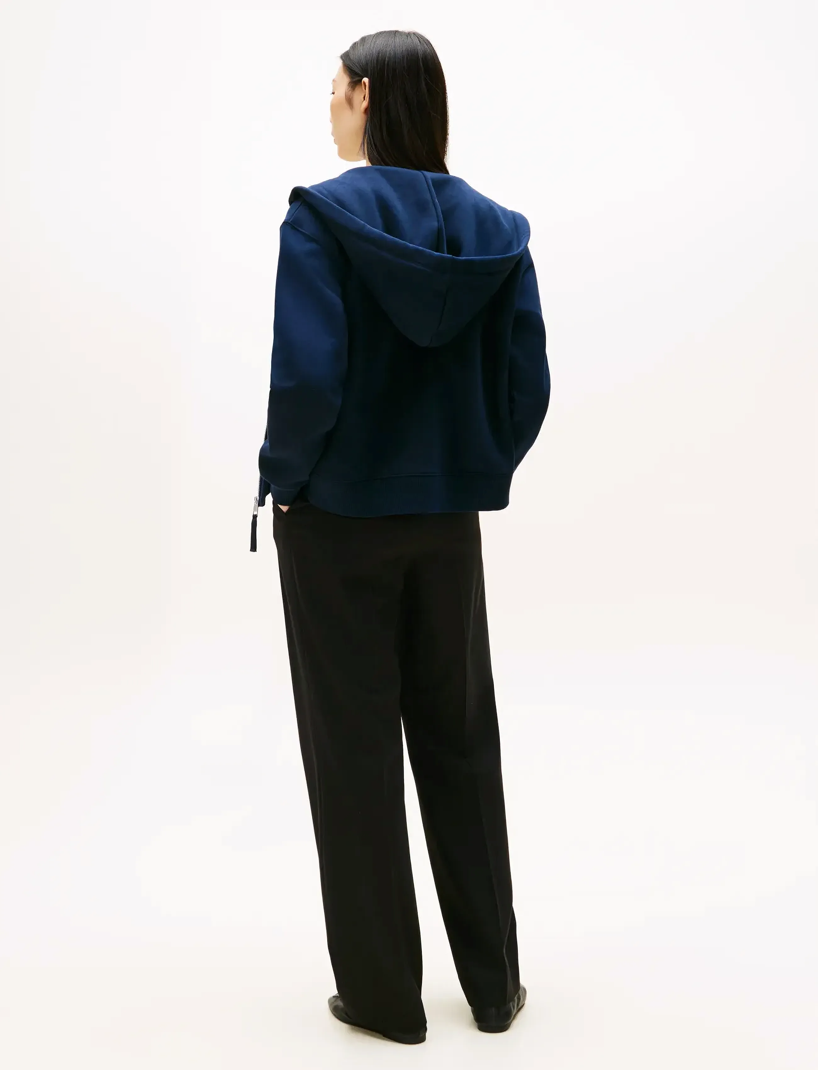 Tommy Hilfiger - GOLD CREST TERRY ZIP THROUGH - dark night navy - 3