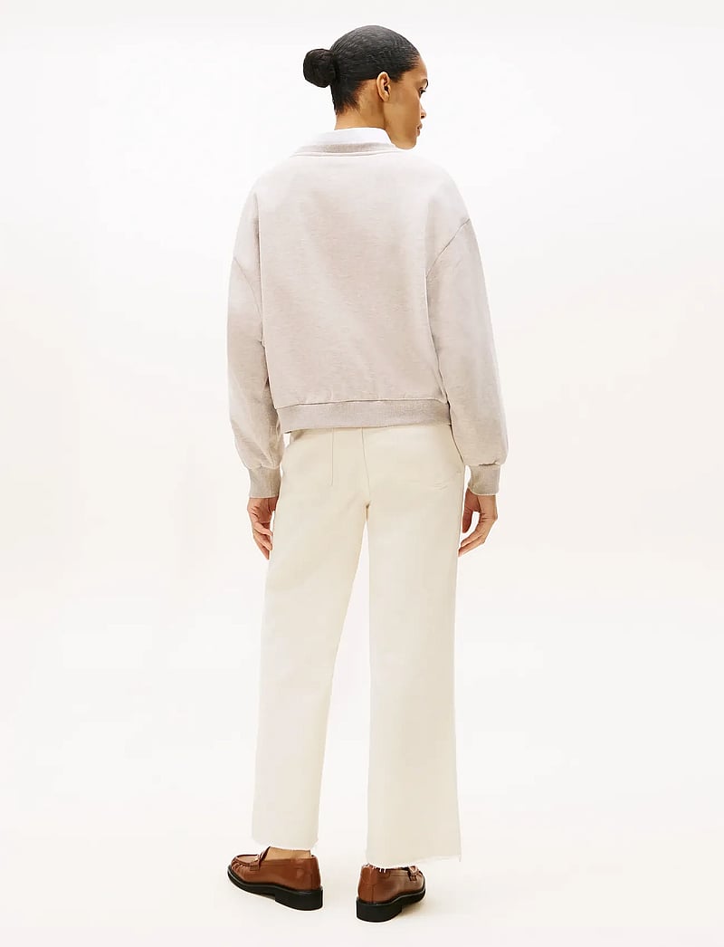 Tommy Hilfiger - VARSITY CREST FLEECE SWTSHRT - dressipluusid - heathered pebble - 3