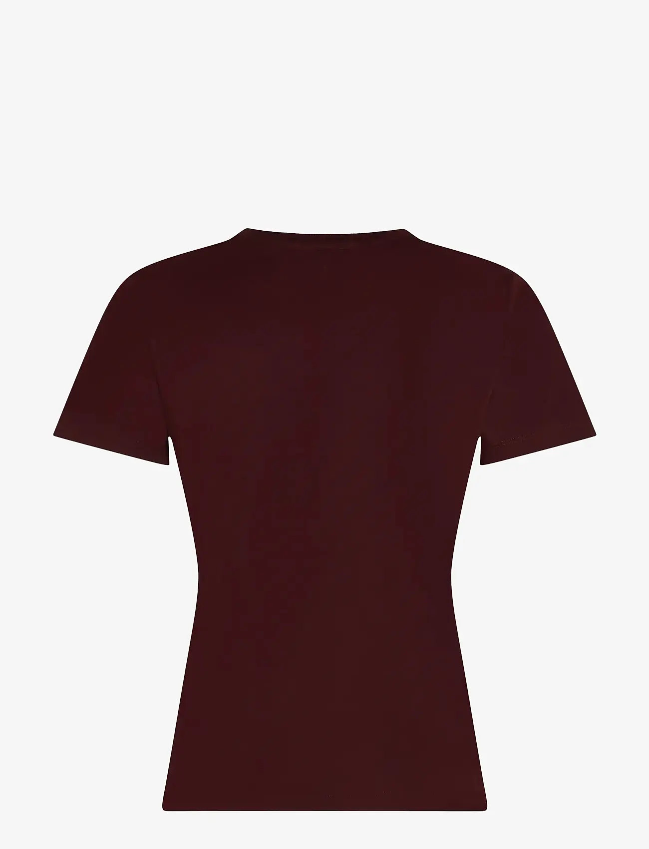 Tommy Hilfiger - GOLD CREST REG SS TEE - sügisesed riided - deep burgundy - 1