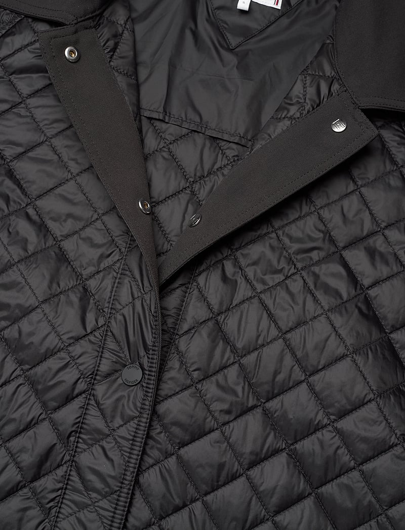 Tommy Hilfiger - PADDED NYLON REG QUILTED COAT - quiltade jackor - black - 5