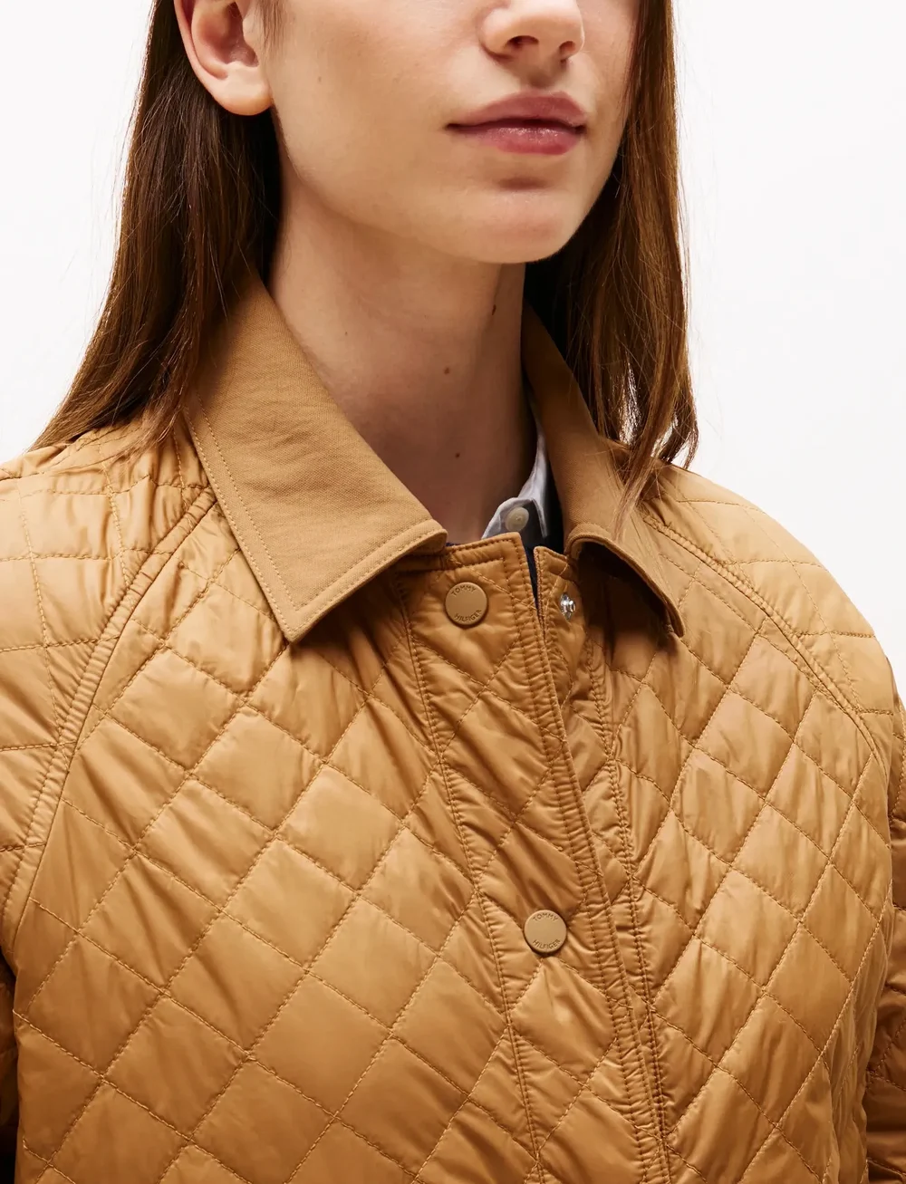 Tommy Hilfiger - PADDED NYLON REG QUILTED COAT - quiltade jackor - hickory - 3
