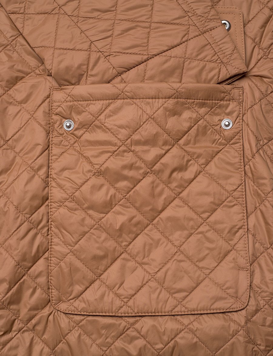 Tommy Hilfiger - PADDED NYLON REG QUILTED COAT - frühlingsjacken - hickory - 5