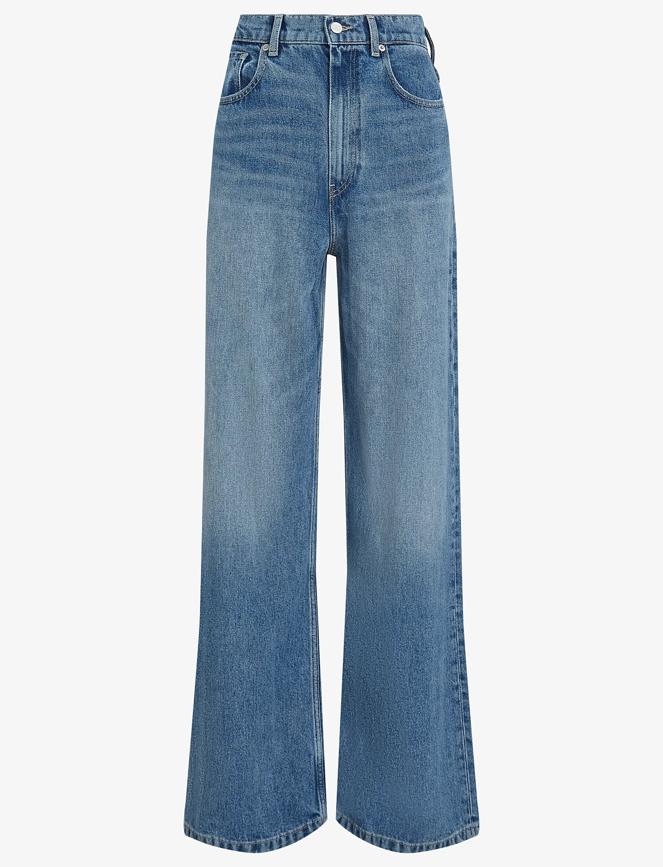 Tommy Hilfiger - DNM LANA WIDE LEG HW - hosen mit weitem bein - lana - 1