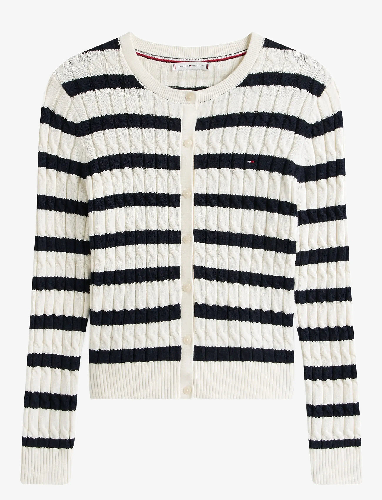 Tommy Hilfiger Co Cable Mid Gg C-nk Ls Cardi (TOHWW0WW46514) Cardigans 