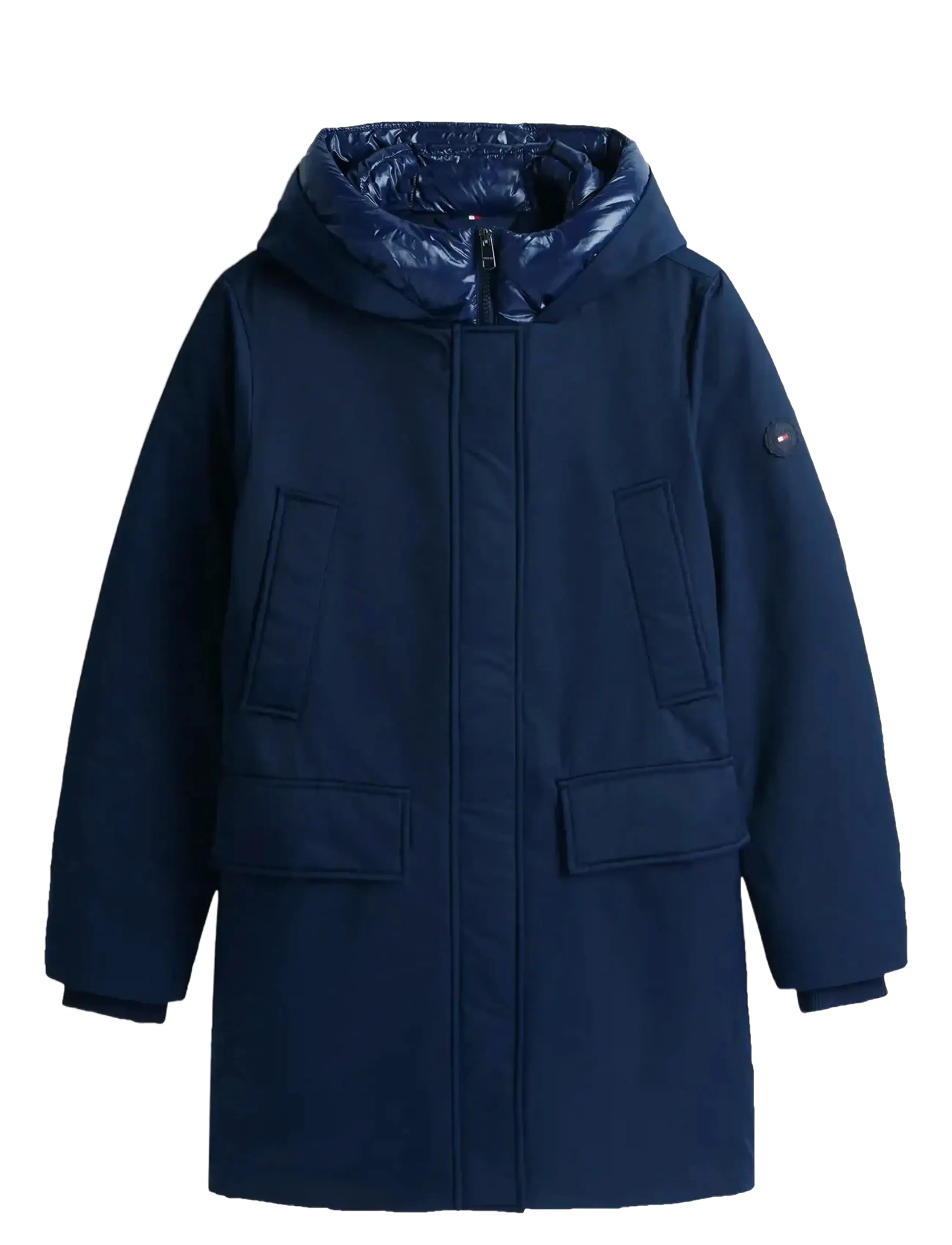 Tommy Hilfiger PADDED NYLON REG PARKA - Parka Coats - DARK NIGHT NAVY / navy