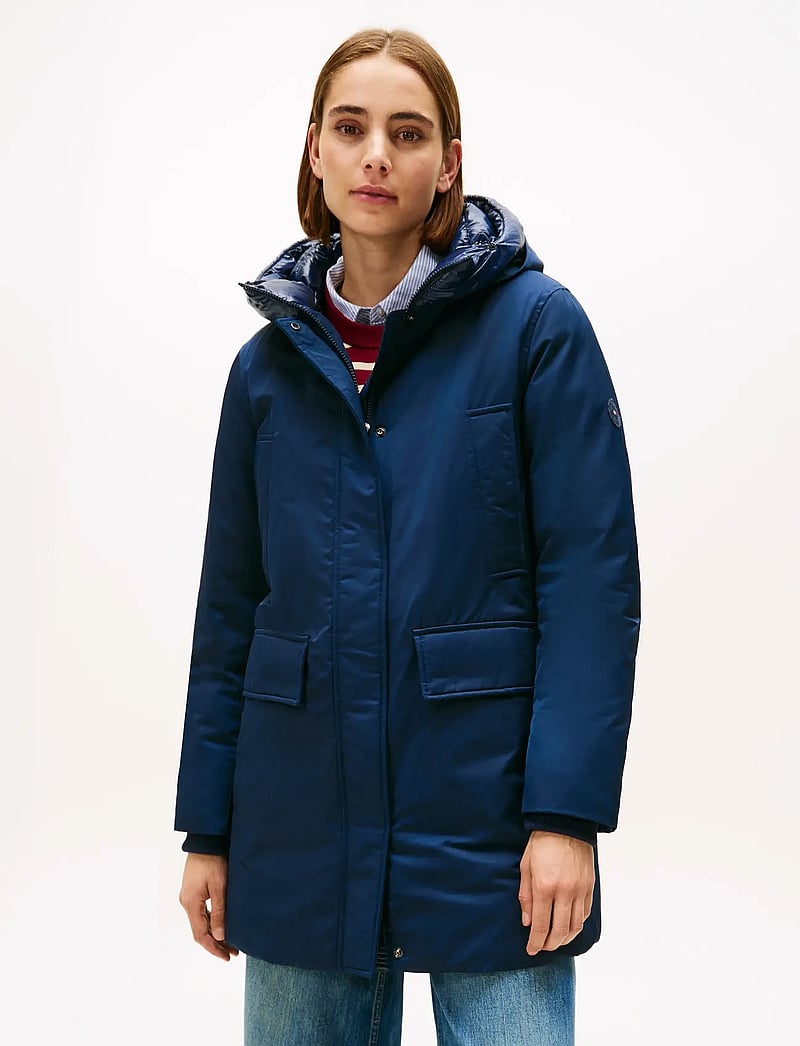 Tommy Hilfiger - PADDED NYLON REG PARKA - parkas - dark night navy - 3