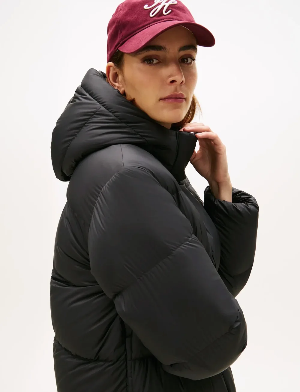 Tommy Hilfiger - MODERN DOWN REG COAT - dunfrakker - black - 4