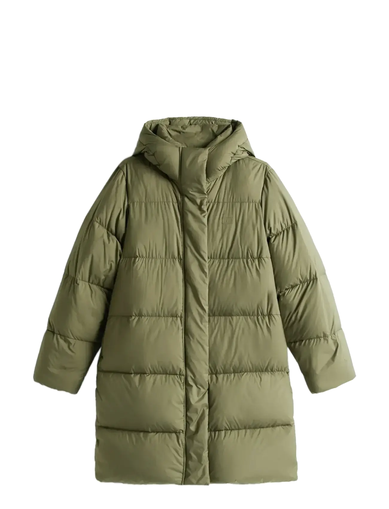 TOMMY HILFIGER Modern Down Reg Mantel Khaki - XL - Damen