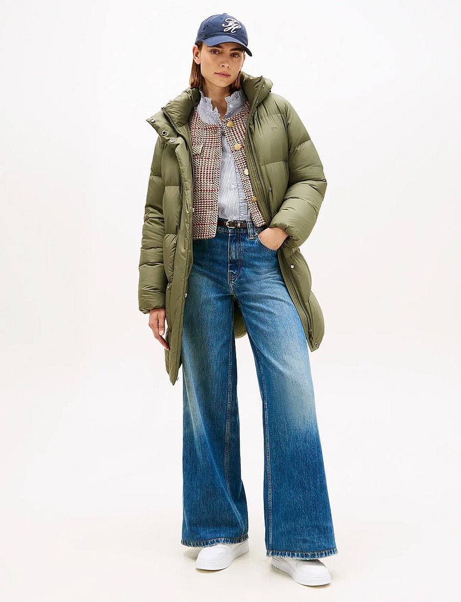Tommy Hilfiger - MODERN DOWN REG COAT - winterjacken - utility olive - 0
