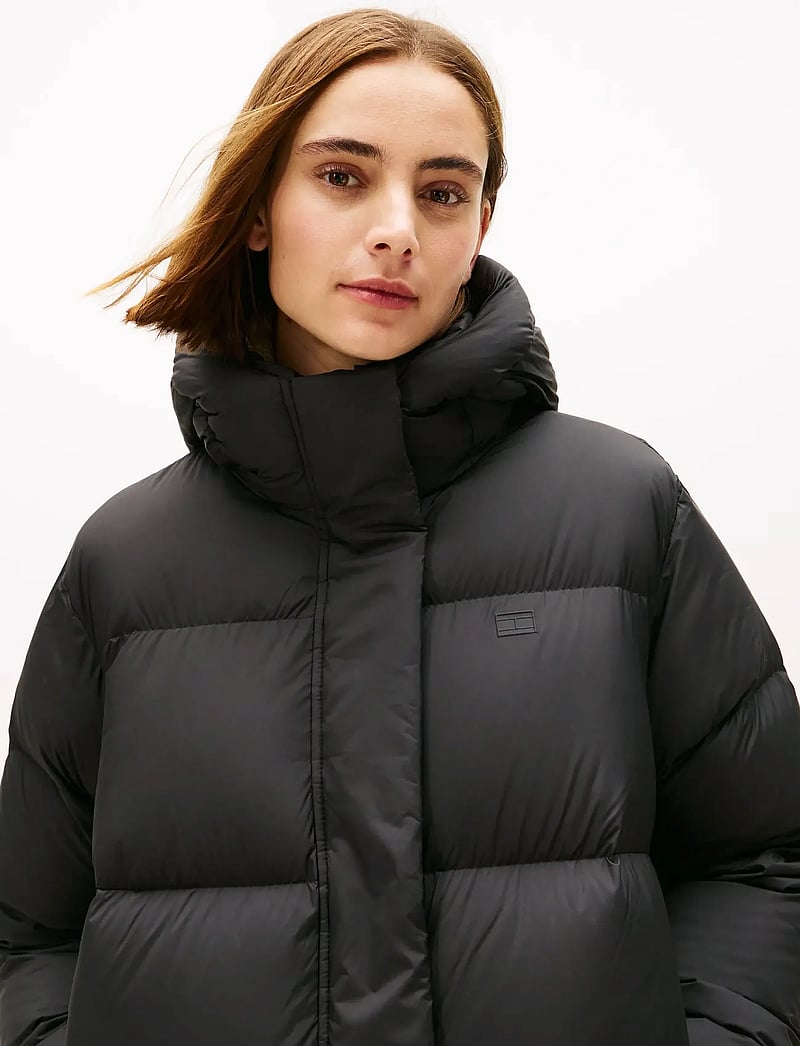 Tommy Hilfiger - MODERN DOWN REG MAXI COAT - dunkappor - black - 3