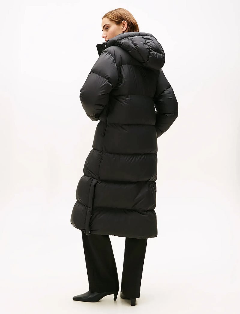 Tommy Hilfiger - MODERN DOWN REG MAXI COAT - dunkappor - black - 4