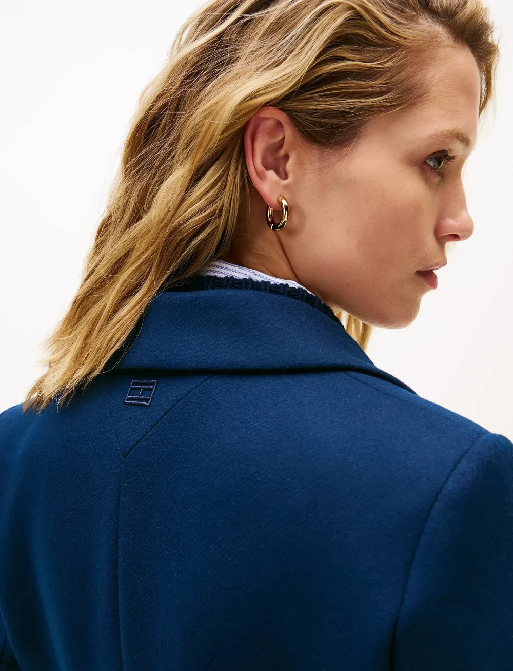 Tommy Hilfiger - CLASSIC SB WOOL REG COAT - ullkappor - dark night navy - 2