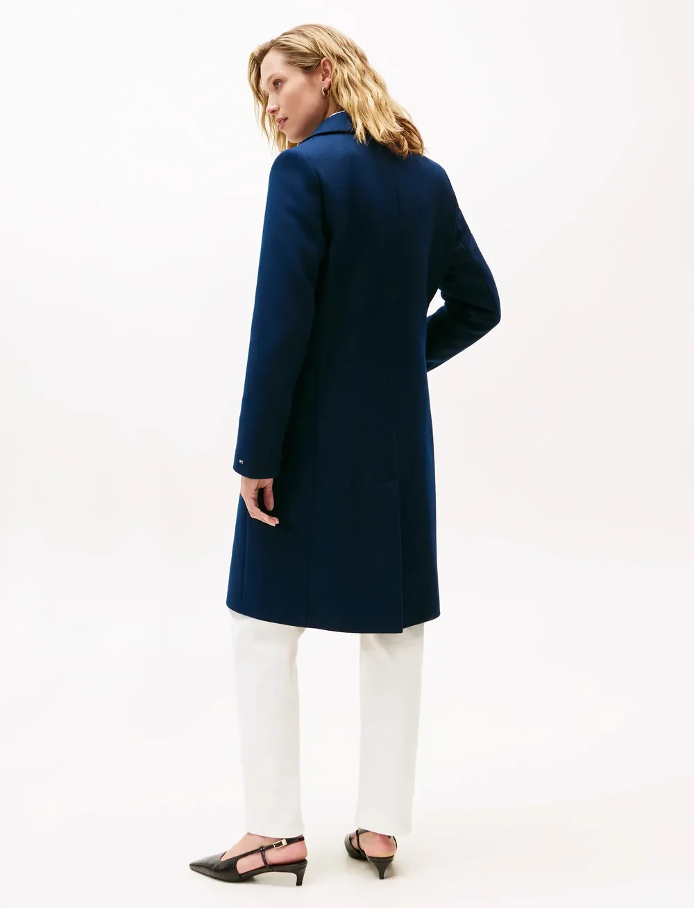 Tommy Hilfiger - CLASSIC SB WOOL REG COAT - ullkappor - dark night navy - 4