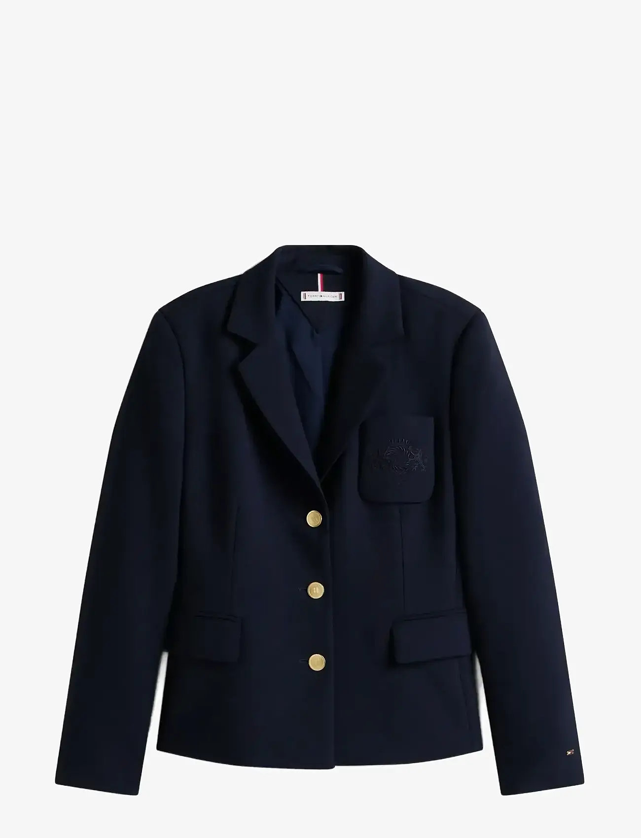 Tommy Hilfiger - PUNTO TONAL CREST SLIM BLAZER - einreihige blazer - dark night navy - 1
