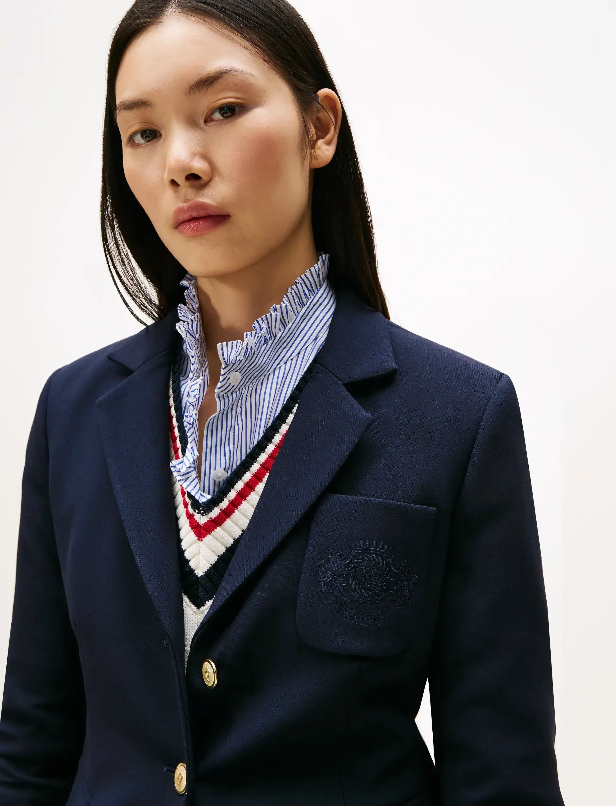 Tommy Hilfiger - PUNTO TONAL CREST SLIM BLAZER - dark night navy - 2