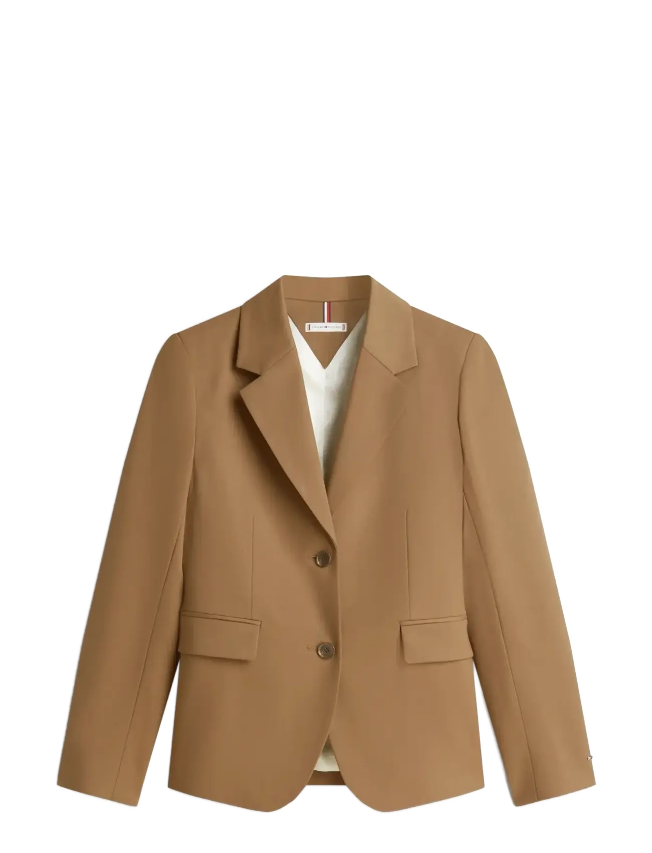 Tommy Hilfiger TIMELESS WOOL REG STRT SB BLAZER - Kollektsioonid - NORDIC TAUPE / beige