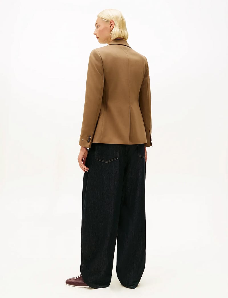 Tommy Hilfiger - TIMELESS WOOL REG STRT SB BLAZER - enkeltradede blazere - nordic taupe - 3