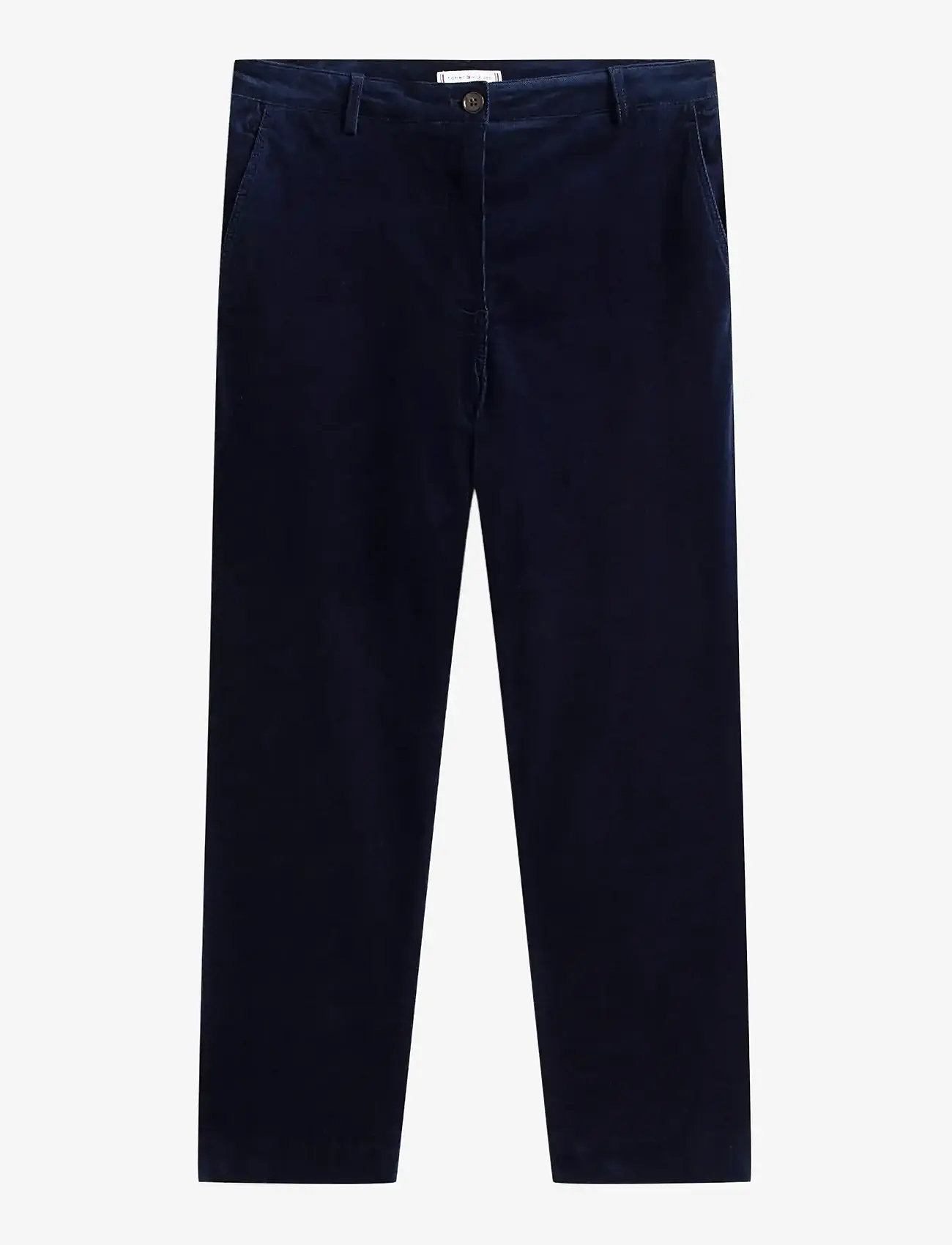 Tommy Hilfiger - CORDUROY SLIM STRAIGHT PANT - raka byxor - dark night navy - 1
