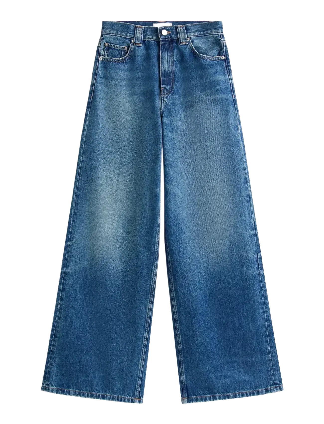 Tommy Hilfiger DNM KRIS 70s WIDE LEG HW - Teksad - KRIS / blue