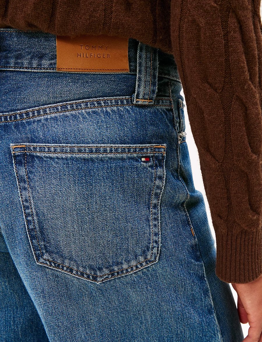 Tommy Hilfiger - DNM KRIS 70s WIDE LEG HW - hosen mit weitem bein - kris - 3