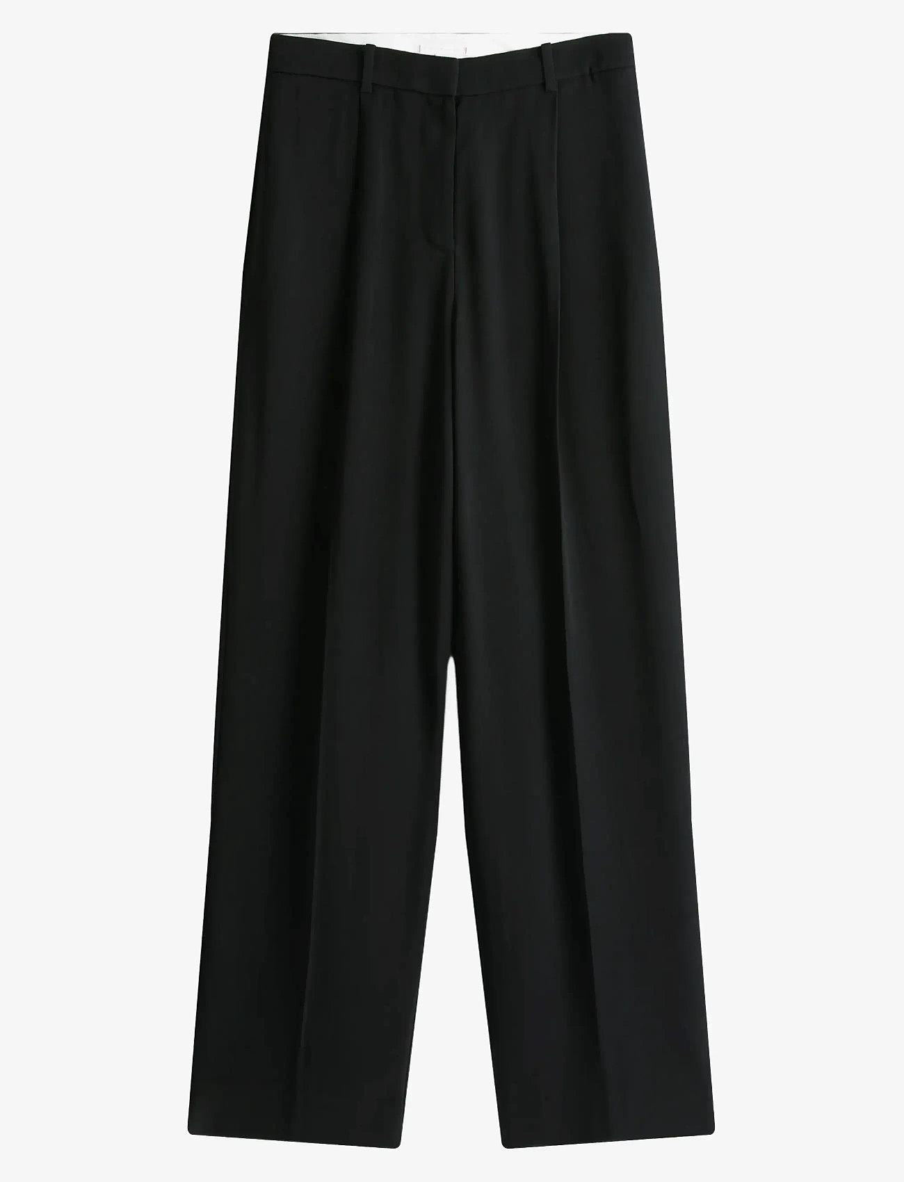 Tommy Hilfiger - VIS TWILL RLXD STRAIGHT PANTS - black - 1