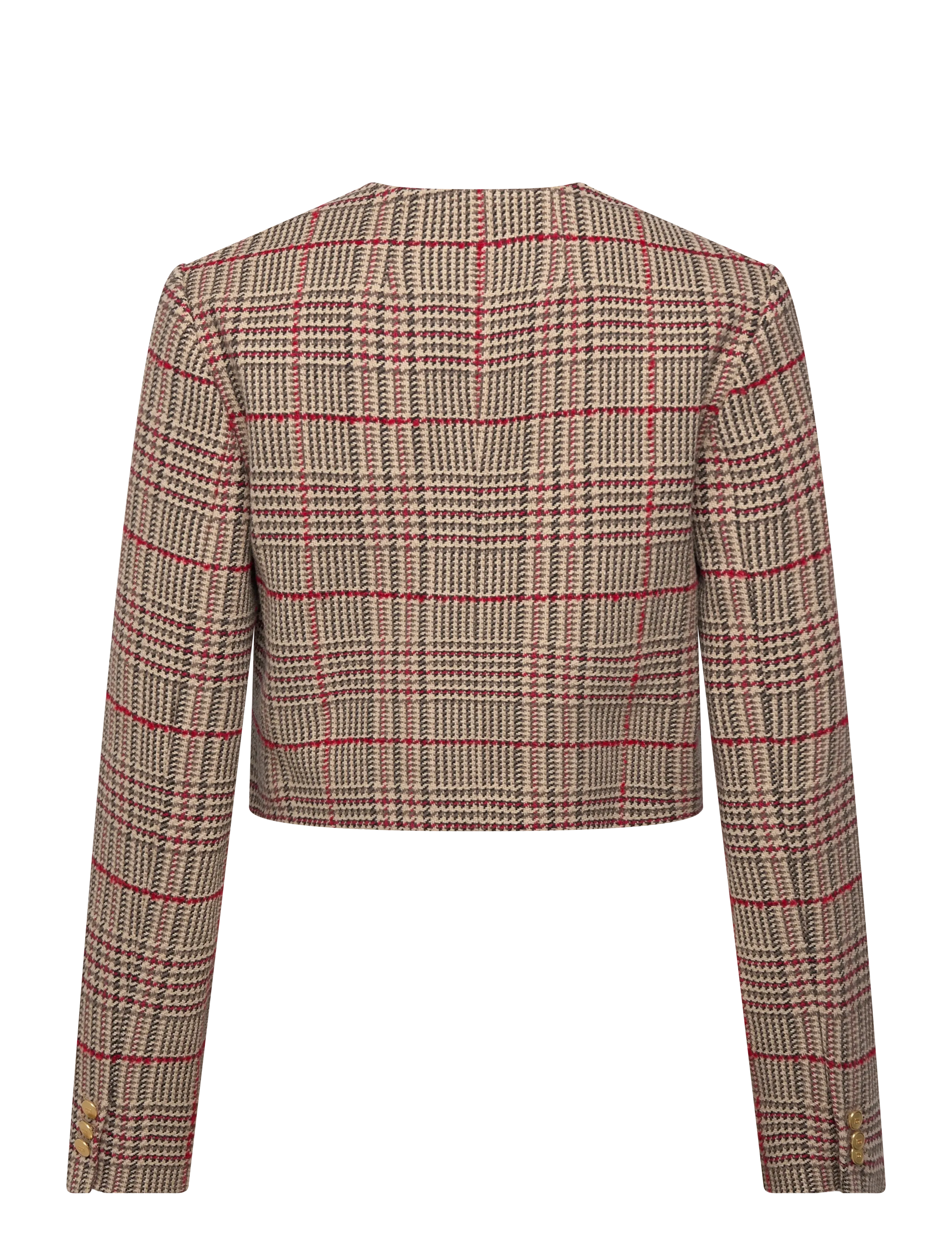 Tommy Hilfiger - TWEED LADY JACKET - bouclés stiilis jakid - red/ grey check - 2