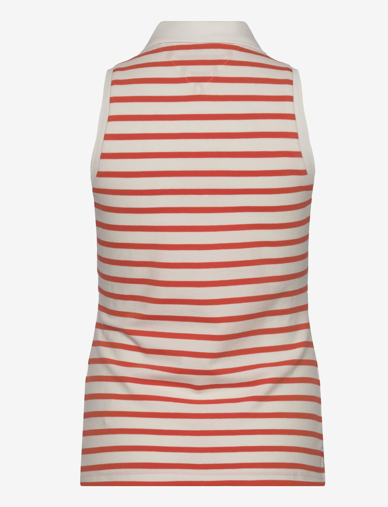 Tommy Hilfiger - 1985 SLIM SS POLO - koszulki polo - classic breton ecu/ orange - 2