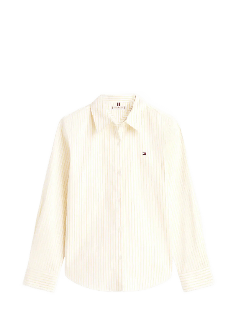 Tommy Hilfiger - ESS POPLIN REGULAR SHIRT - långärmade skjortor - classic american stp yellow - 1