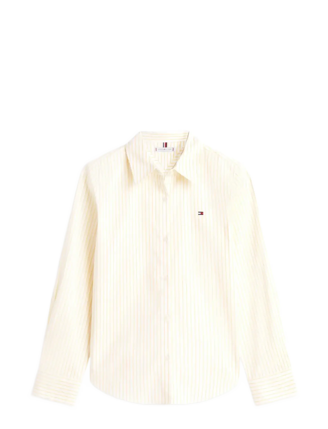 Tommy Hilfiger - ESS POPLIN REGULAR SHIRT - långärmade skjortor - classic american stp yellow - 1