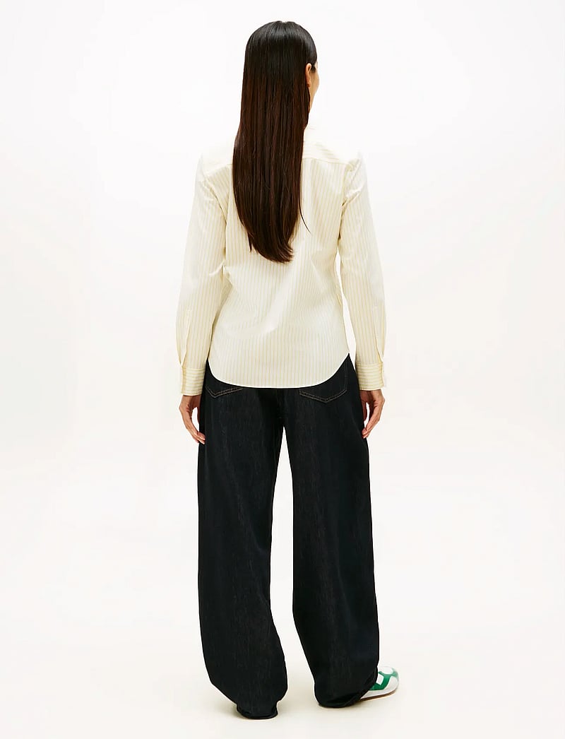 Tommy Hilfiger - ESS POPLIN REGULAR SHIRT - långärmade skjortor - classic american stp yellow - 3