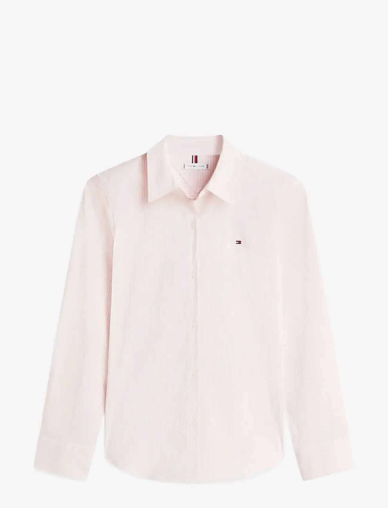 Tommy Hilfiger - ESS POPLIN REGULAR SHIRT - langærmede skjorter - classic ithaca stp bonita pink - 1