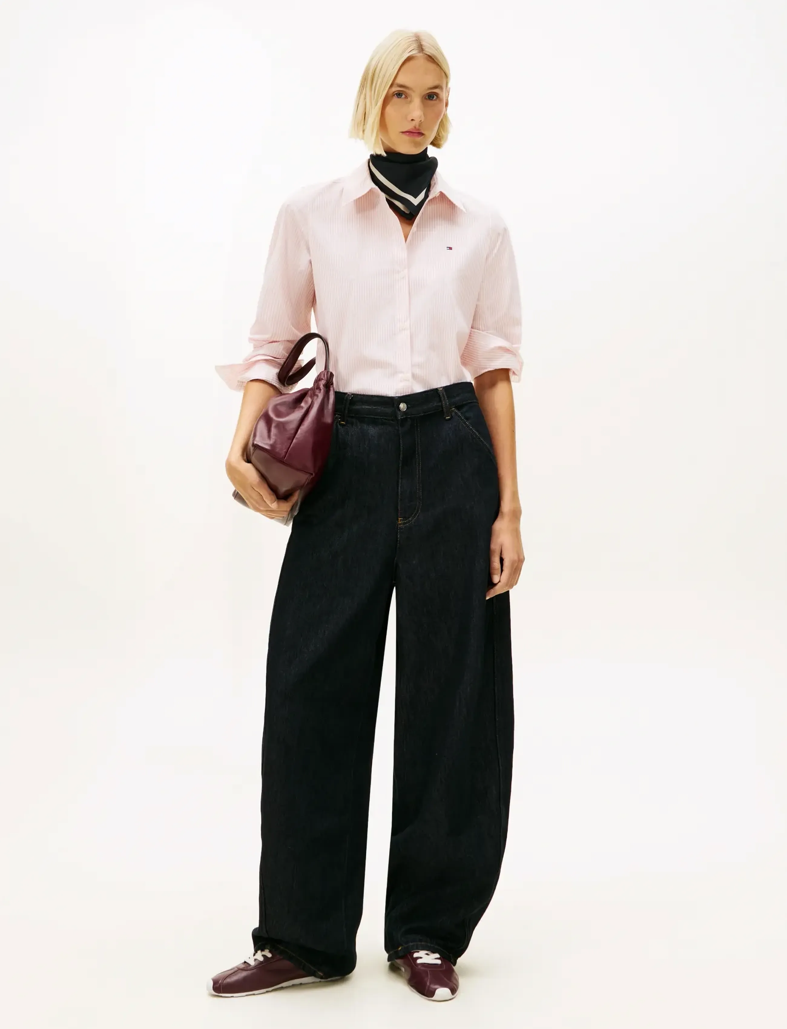 Tommy Hilfiger - ESS POPLIN REGULAR SHIRT - pikkade varrukatega särgid - classic ithaca stp bonita pink - 2