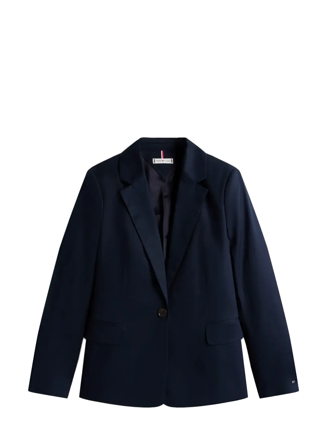 PREPPY COTTON SLIM BLAZER - DARK NIGHT NAVY