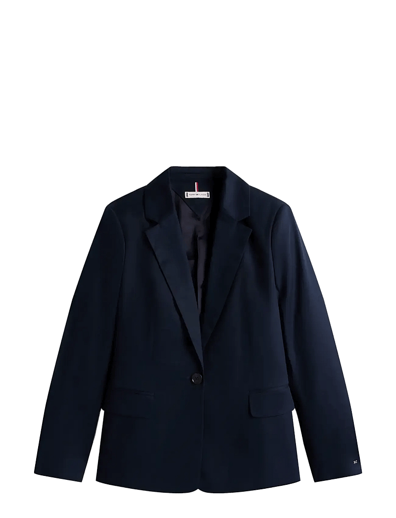 Tommy Hilfiger - PREPPY COTTON SLIM BLAZER - Ühes joones nööpidega bleiserid - dark night navy - 1