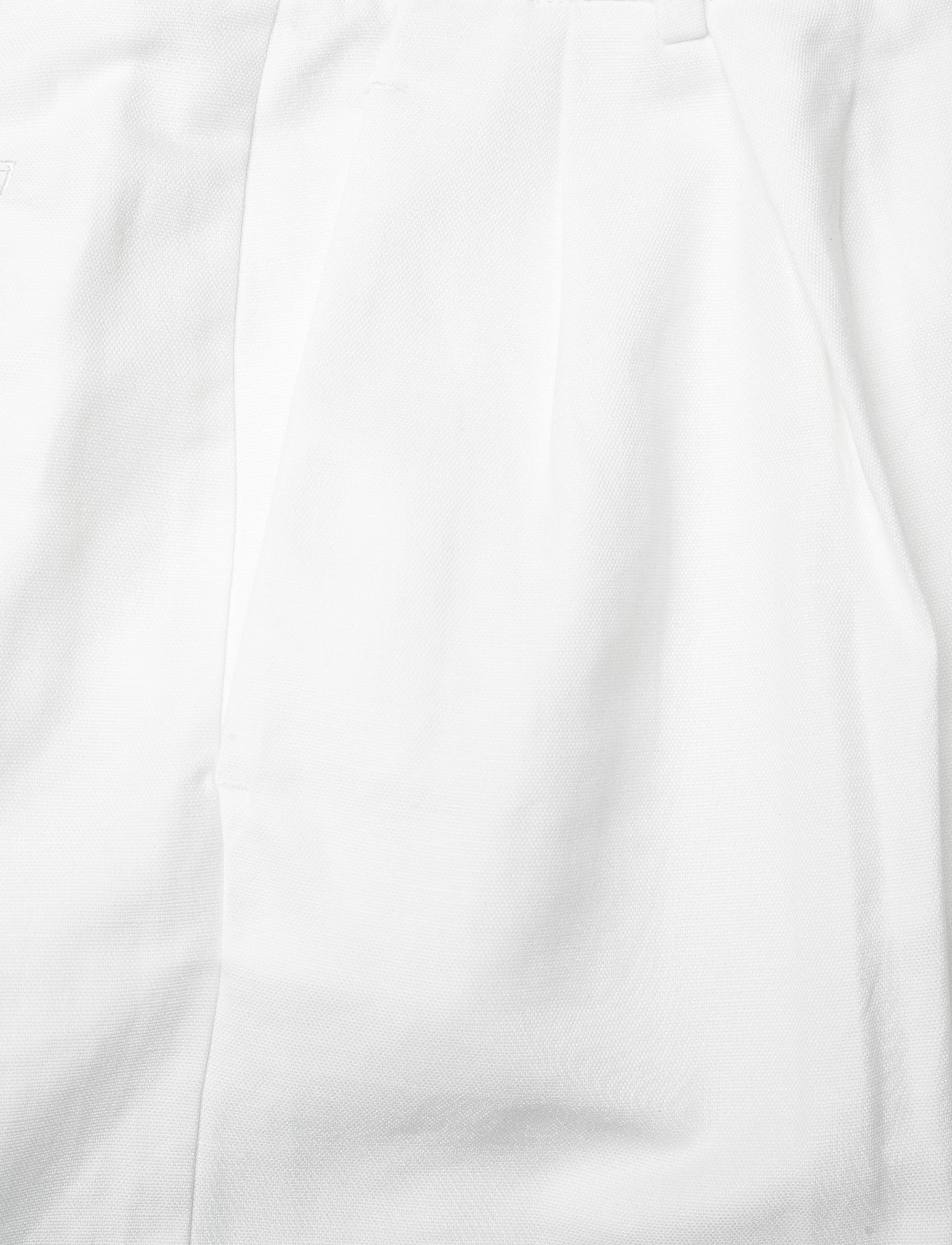 Tommy Hilfiger - LINEN MIX PLEATED SHORT - hørshorts - ivory petal - 2